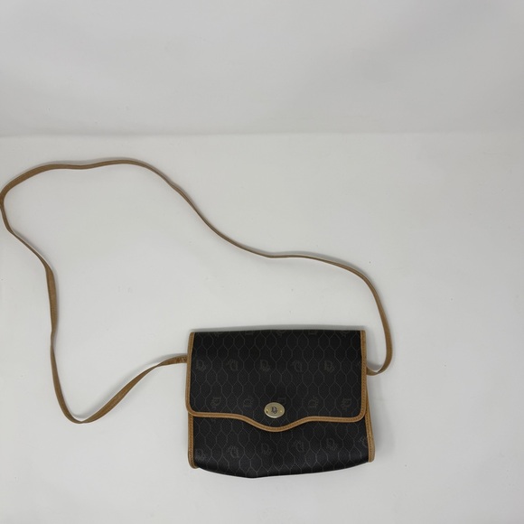 Christian Dior Handbags - Christian Dior Honeycomb Canvas Shoulder Bag PVC Khaki Gold